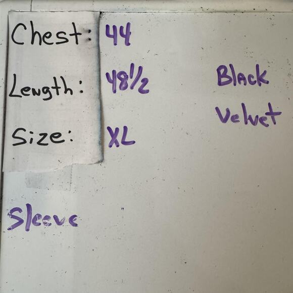 Vintage 90s Ellen Ashley Velvet Dress XL Dark Romantic Goth Vamp Witchy Morticia - Picture 8 of 9